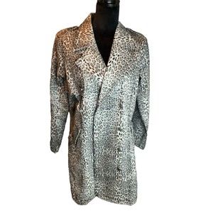 DG2‎ Leopard Print Overcoat Medium